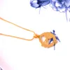 New Style Gold Plated Leaf Dart Board And Darts Design Pendant Wheat Chain Men's Necklace248j