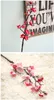 20pcs Lot Plum Cherry Blossoms Silk Artificial Flowers Plastic Stem Sakura Tree Branch Home Table Decor Wedding Decoration Wreath1513478