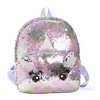 Designer-Rucksack mit variabler Farbe, Pailletten, Einhorn, modisch, Glitzer, Schultasche, Mädchen, niedlich, Hologramm, Laser, Reise, Bolsa Feminina