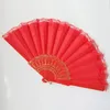 Folding Fans Spitze Chinesischen Stil Tanz Performance Hochzeit Hand Fans Party Dekorative Requisiten Großhandel ZC1645