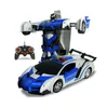 RC 2 in 1 trasformatore auto che guida il veicolo sportivo modello deformazione auto controllatore robot giocattoli giocattoli per bambini t322958213