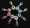 Gemengde kleur Plastic Demon Eye Clip op Charms Hangers voor Armband Sleutelhanger Sieraden Mode Bevindingen Gothic Handgemaakte Accessoires Gift 20 Stks