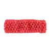 Baby Girls 4cm Wide Nylon Crochet Headband Barn DIY Soft Elastic Band Toddler Kids 1,57 "Headbands High Quality 38 färger KHA57