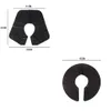 Silicone Cutting Super Collar Neck Shield Magnetic Cape Barber Hair Shawl3886764