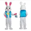 2019 Remise usine chaude BUNNY MASCOT COSTUME Bugs Lapin Lièvre Adulte Déguisement Costume de Bande Dessinée