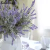 artificial plastic lavender flowers bouquet provence decoration fake plant silk flower for wedding home table centerpieces decor