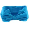 21 färger INS European och American Baby Candy Color Bow Headband Baby Girl Eleganta hårbågar Tillbehör