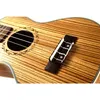 Concerto de 23 polegadas Zebra Wood Ukulele 4 Strings Hawaiian Mini Guitar