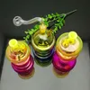 Tubi di fumo Narghilè Bong Glass Rig Oil Water Bong Bollitori per pipa ad acqua in vetro a forma multipla con suono ultra silenzioso