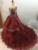 Robe de bal de balle la moins chère jaune 2019 Quinceanera Sweet Sweet 16 ans Lace-Up Prom Party Robe Vestidos de 15 ANOS QC1409