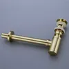 Brass Materials Bathroom Basin Sink Tap Bottle Trap Drain Kit Waste TRAP Pop Drain Deodorization Brushed GoldBlackBronzeChrome8338211