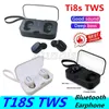T18s TWS Bezprzewodowe Słuchawki stereofoniczne urządzenie Ti8s Muzyka Słuchawki z mikrofonem Słuchawki Słuchawki Bluetooth V5.0 dla wszystkich urządzeń bluetooth
