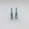 10MM portátil Titanium Nails substituível Dica Straw Innovative Design Para Bong Silicone fumar Tubo Acessórios DHL