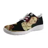 2019 Ny trend customizable utomhus wading skor hål botten män spetsar upp sneaker män lätt skor konstnär målning print ingres