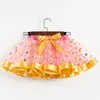 Girls Tutu Skirt Halloween Gold dot print Skirts Baby Clothes Tutus Dress Kids Skirts Toddler Skirts Photography Props kids dress