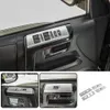 Couvercle d'habillage de panneau de commutateur de lève-vitre de voiture pour Toyota 4Runner accessoires intérieurs en Fiber de carbone