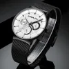 Relogio Masculino Crrju Mens Watches Top Brand Luxury Ultra-Thin Wrist Watch Chronograph Sport Erkek Saati Reloj Hombre