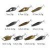 HENGJIA 10pcs/lot Fishing Tackle Metal Bait For Trout Bass Small Hard Bait Boxed Artificial Pesca Tackle