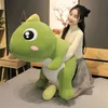 베개 잠자는 새로운 점보 공룡 봉제 장난감 만화 Dinosuars 인형 소녀 울트라 소프트 침대 봉제 인형 선물 장식 67inch 170cm DY50788