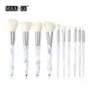 Maange 10 st Diamond Makeup Brush Set Professionell Kosmetisk Pulver Foundation Eyebrow Eye Shadow Lip Blush Makeup Brushes Kit