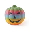 10cm halloween gåva härlig pumpa huvud squishy långsam stigande squeeze elastisk bröd charm stress lindring barn leksak fest favor vt0504