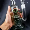 REANICE Shisha 18,8 mm 27 cm Glasbong grüne Wasserbongs handgemachte Bubbler Aschefänger Wabenzweig Dabber Rig Recycler Wasserrohr-Verbindungsblase