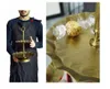 Three-tier Cake Rack Bar Products Wedding props Golden dessert stand European Restoration Cakes Plate Iron Art Makes Old Multi-storey Shelf