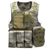 Chaleco táctico de camuflaje CS Army Chaleco táctico Wargame Body Molle Armor Outdoor Equipment 6 colores 600D nylon