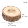 Wooden Napkin Ring Countryside Wooden Napkin Buckle Wedding Hotel Restaurant Tablecloth Ring Party Banquet Table Decoration EEA1354-5