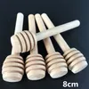 8 cm langer Mini-Honigstab aus Holz, Honiglöffel, Partyzubehör, Löffelstab, Honigglasstab, Küchengeschirr, Produkt 4838