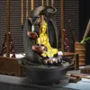 Buddha staty dekorativa fontäner inomhus vatten fontäner hart hantverk gåvor feng shui skrivbord hem fontän 110v 220v e2361