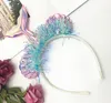 Unicorn Mermaid Headband Hair Sticks Fashion Child Adult Kids Shell Hairband DIY Hair Accessories OceanTheme Birthday Party Gift