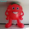 Balão de publicidade 3m / 5m bonito inflável morango homem desenhos animados planta criativa ar soprando anúncio de morango