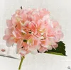 인공 수국 꽃 머리 47cm 웨딩 센터 피스를위한 가짜 실크 싱글 리얼 터치 수국 8 색 홈 파티 장식의 꽃