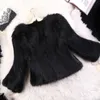 2019 Hiver Fluffy Faux Fur Coat Femme Fur Faux Vestes Mabillet pour femmes Structures de style court-circuit Hairy Plus Size8353814