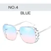 Lunettes de soleil carrées en gros-Steampunk pour femmes Marque Designer strass Cn Big Frame Lunettes de soleil Mode féminine Shades Eyewear Lady