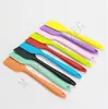 15 Colors Silicone Cake Batter Scraper 21cm Silicone Kitchen Accessories Soft Seamless Spatula Butter Cream Scraper Brush Baking Maker