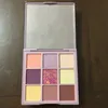 Nouvelles palettes de fard à paupières Shimmer Matte Glitter Métallique Pigmenté Portable 9 Couleurs Pastels Rose Menthe Lilas Yeux Make Up Palette4510420