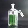 Wholesale 12 Arms 14mm 18mm 4.5 Inch Glass Bong Hookahs Ash Catchers Thick Pyrex Clear Bubbler 45 90 Degree