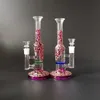 Favor Neweast Mor Cam Bong Percoil Dab Teçhizat Heady Cam 14.5mm Eklem Cam Su Borusu Küçük Bongs WP533