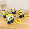 Härliga minions söta 3d väska tecknad hörlurar tillbehör minion silikon fall täcker skyddskåpa för airpods 1 2 pro 3 laddningslåda headset hörlurar