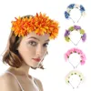 flores artificiais para headbands