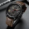 Curren 2019 Fashion Men's Sport Watch Men Analog Quartz смотрит на водонепроницаемые даты военные многофункциональные запястья часы мужчин