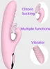 Silicone Vibrando Haste Sex Toys Para Mulheres Feminino Mamilo Chupando Clitóris Estimulador Otário Clitóris Dildo Vibrador Masturbação Massageador Varinha