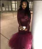 Custom 2018 African Vintage Prom Party Dress Abiti 2K18 Sirena Maniche lunghe Illusion Abiti da sera convenzionali Tappeto rosso Celebrity Pagenat