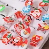 Jul Glödring Santa Snowman Tecknade djur Led Flash Ring Ljus Finger Ljus Barn Glöd Toy Diy Party Decoration XD22695