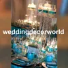 웨딩 장식 복도 candlelabra 파티 장식 wedding299에 대한 새로운 스타일의 테이블 가기 크리스탈 샹들리에 centerpieces