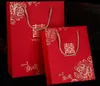 100pcs/lot Chinese style Red Double Happiness Paper gift bags for Wedding Packaging Bag with Handle Party Favors