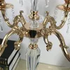 20PCS Acrylic Candelabras Luxury Candle Holders With Crystal Pendants Marriage Candlestick Wedding Table Centerpieces Home Decor