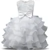 Girl039s Rose Dress for Wedding Baby 012 anni Outfit di compleanno Children039s Girls Flower Abites Girl Kids Party Prom Ball8731885